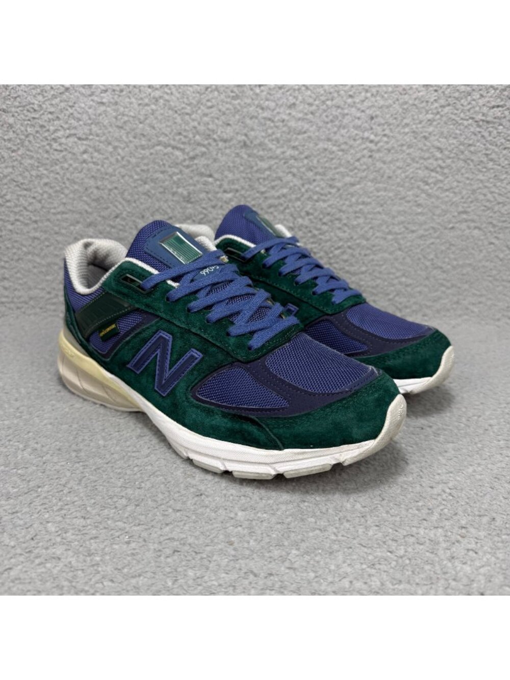 New Balance Aime Leon Dore 990v5 Mens 7.5 Shoes Green Blue Life In The Balance